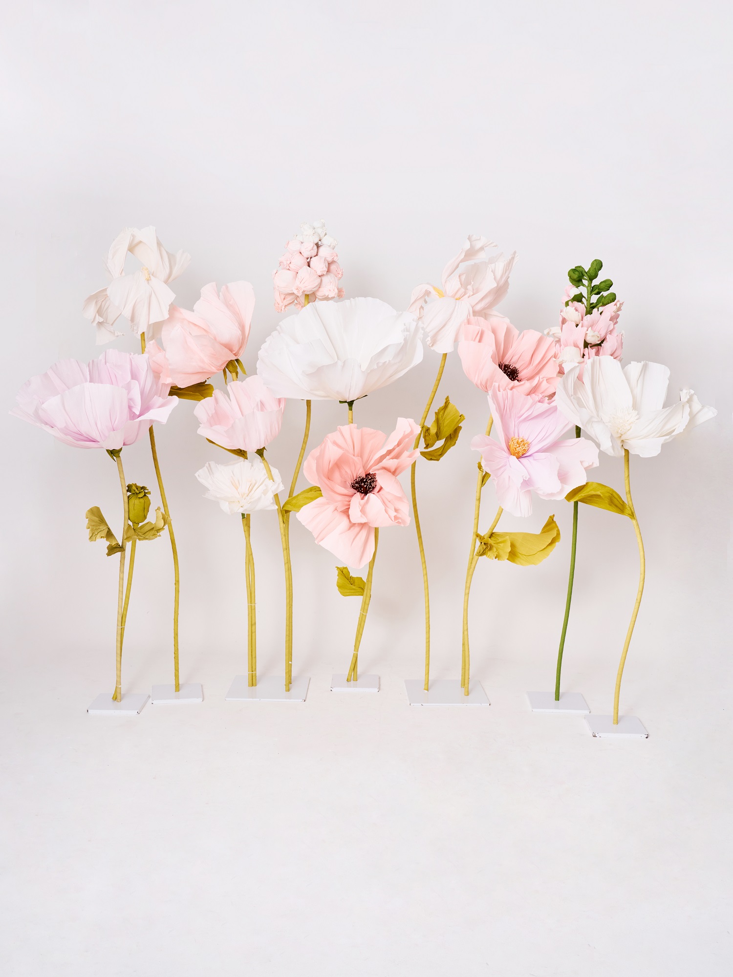 Pastel Giant Flowers Set